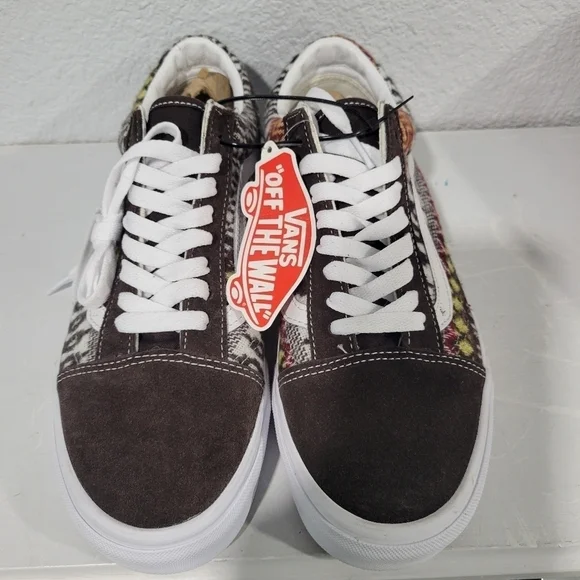 New Vans Fair Isle Old Skool  Sneakers Womens Size 9.5 Men's 8 - Picture 7 of 7